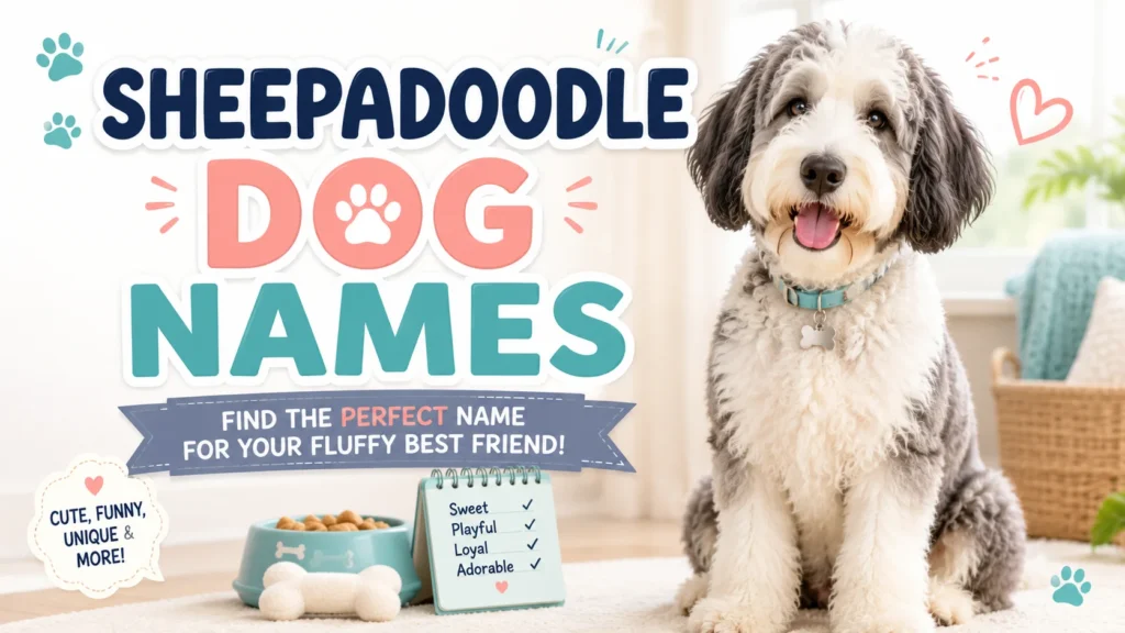Sheepadoodle Dog Names