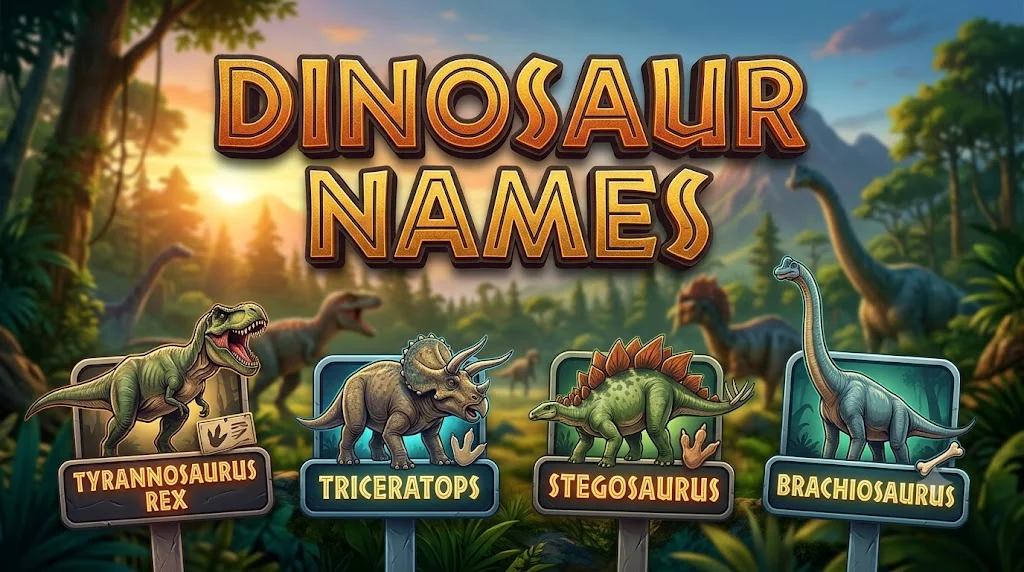 dinosaur names