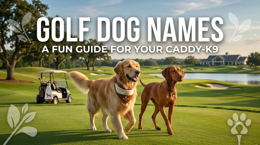 golf dog names