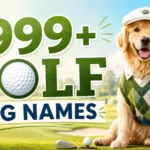 golf dog names