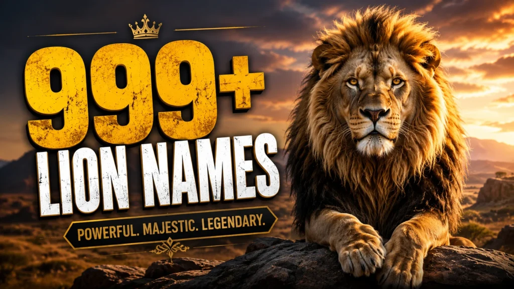 lion names