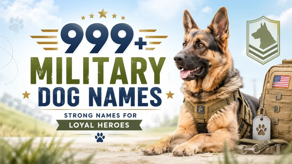 Military dog names