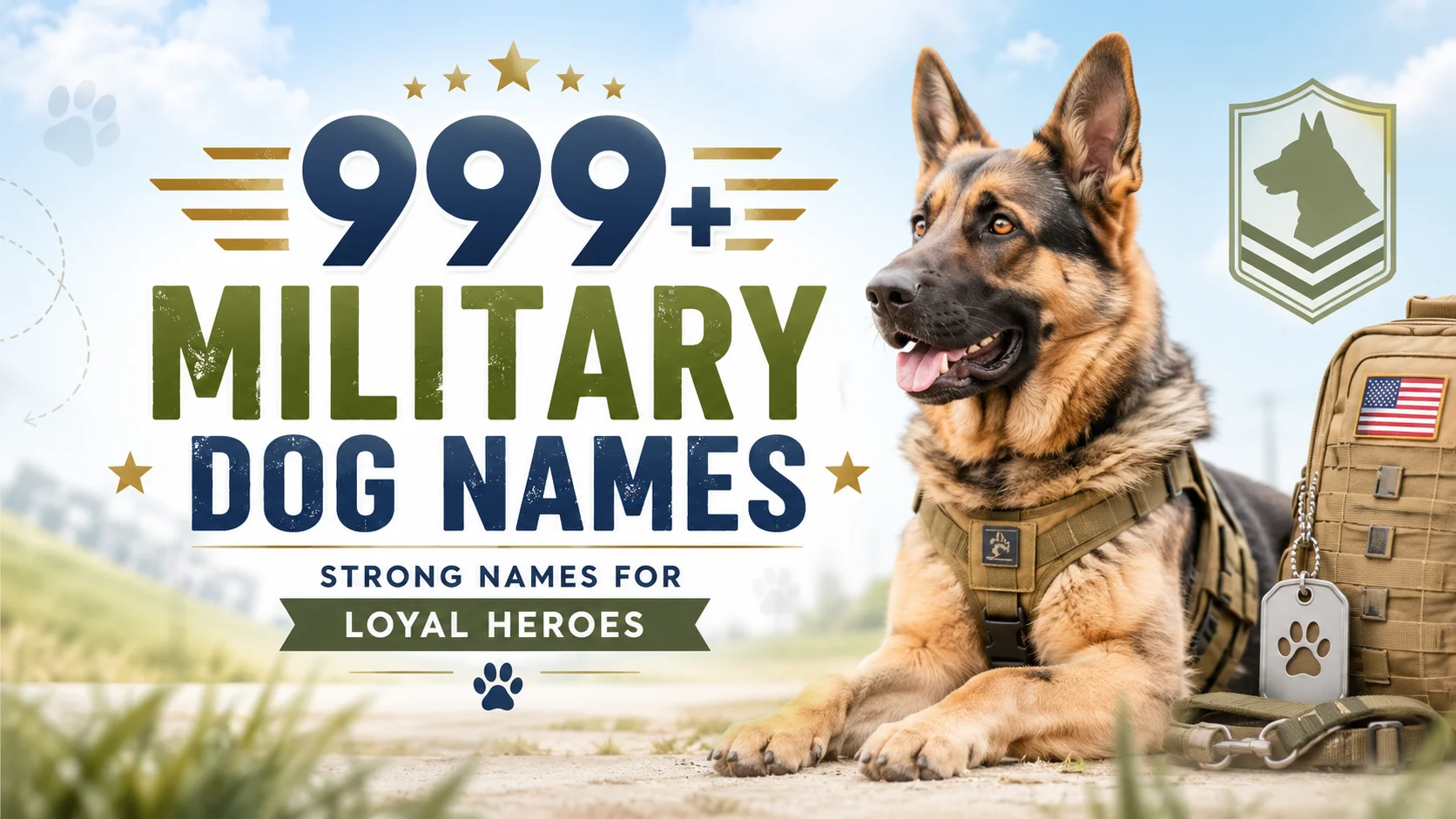 Military dog names