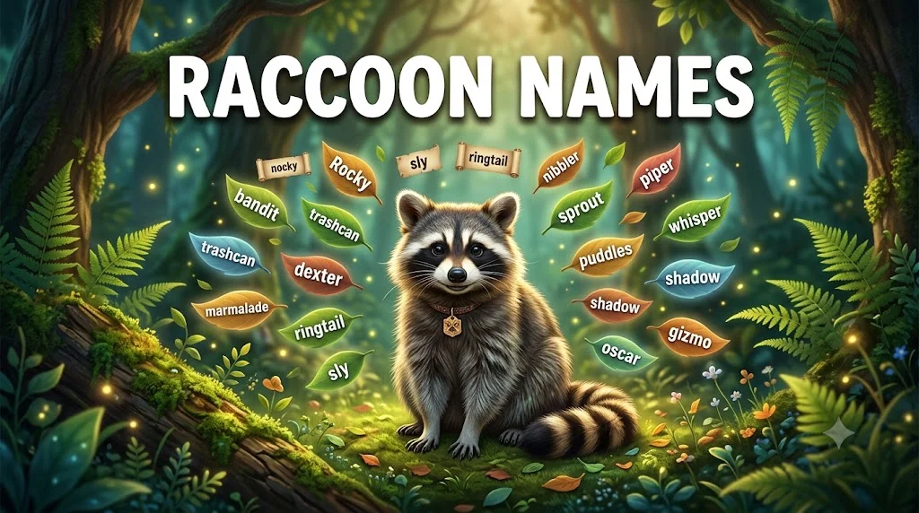 raccoon names
