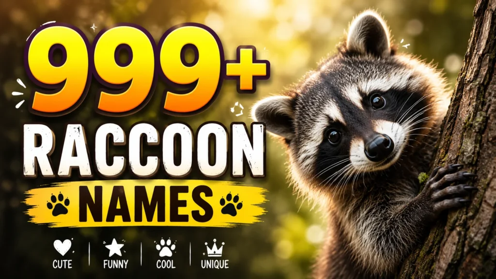 raccoon names