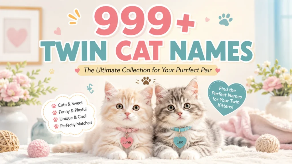 Twin Cat Names