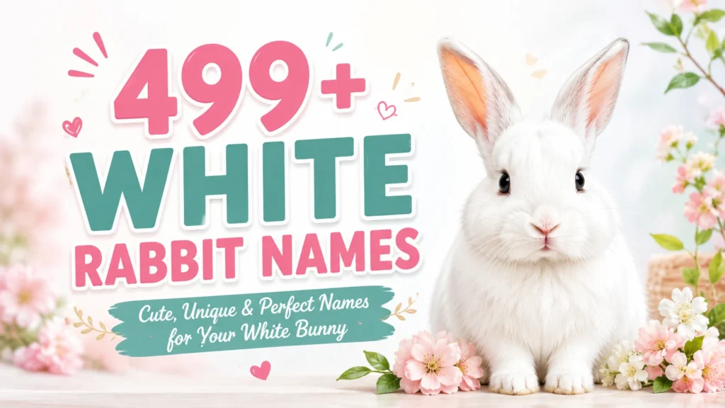 white rabbit names