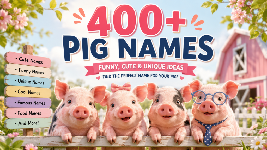 pig names