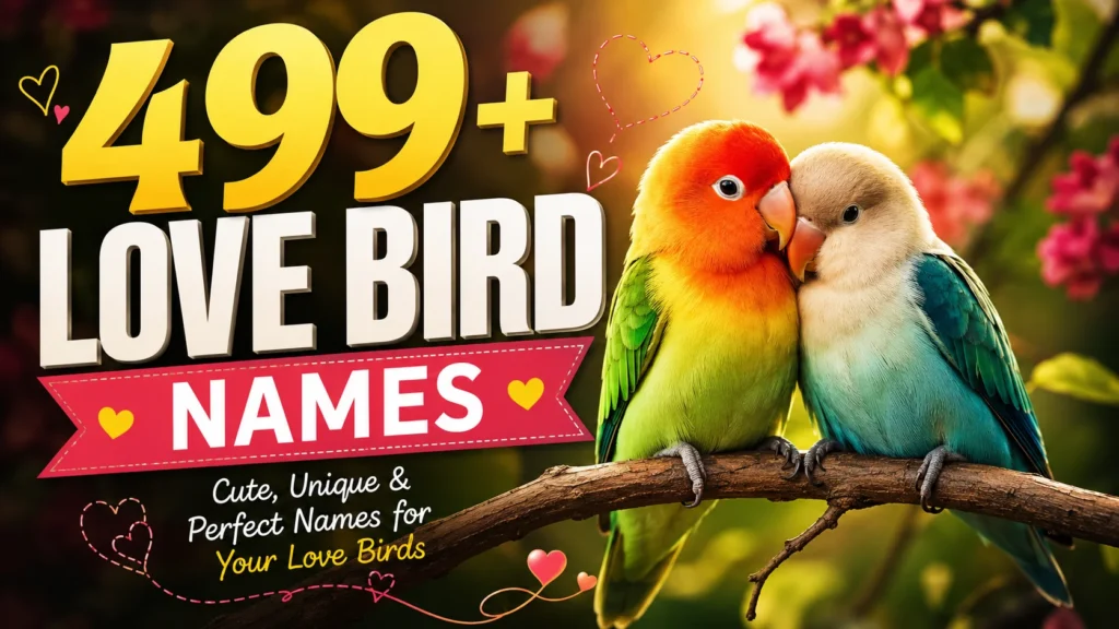 lovebird s names