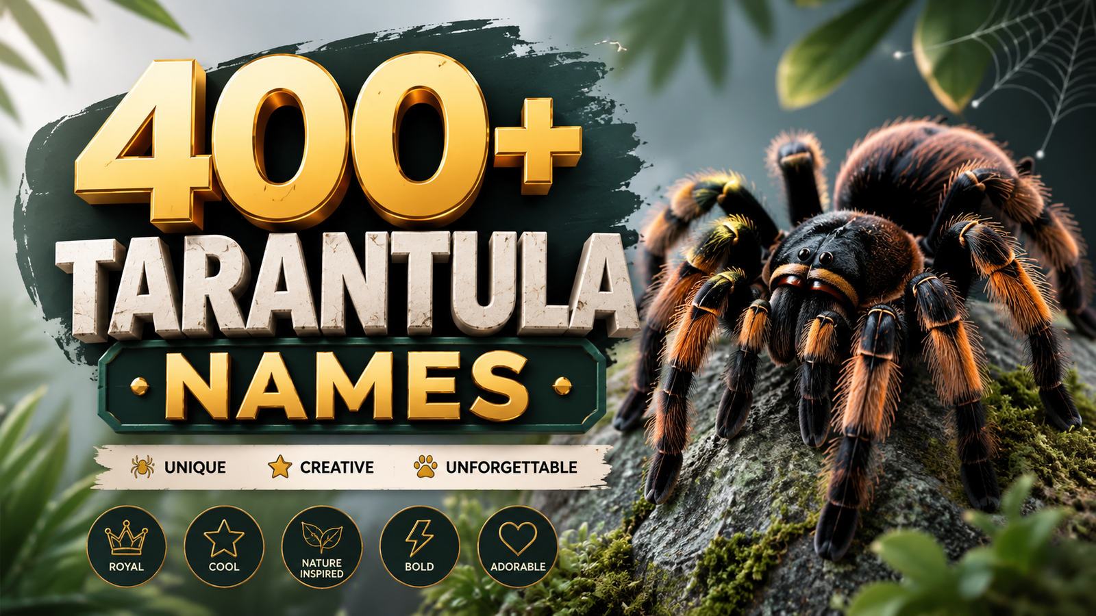 tarantula names