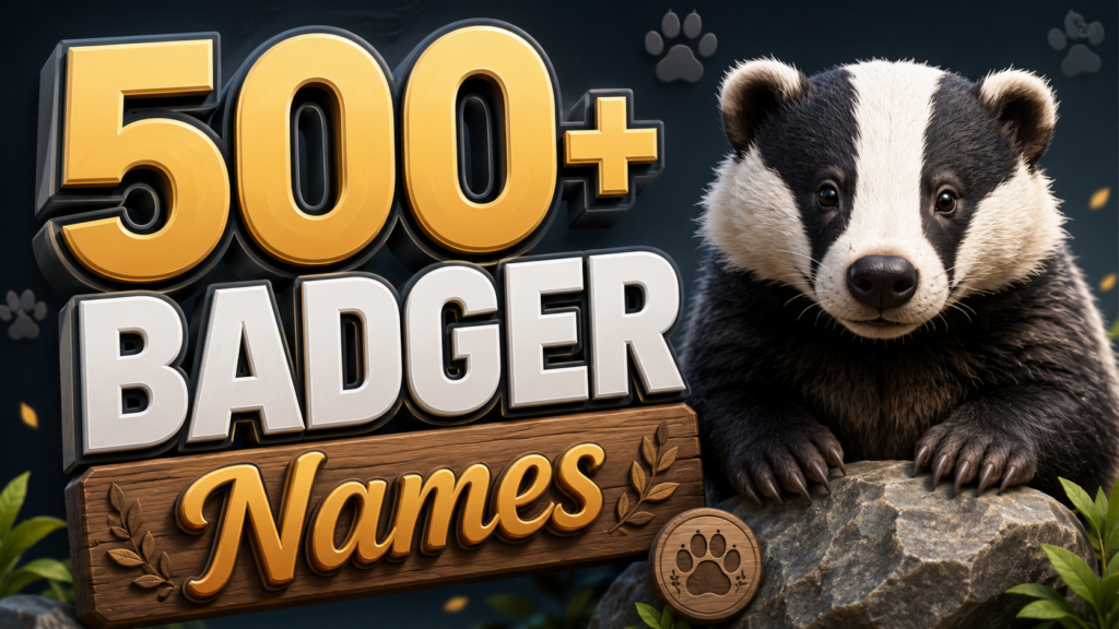 Badger names