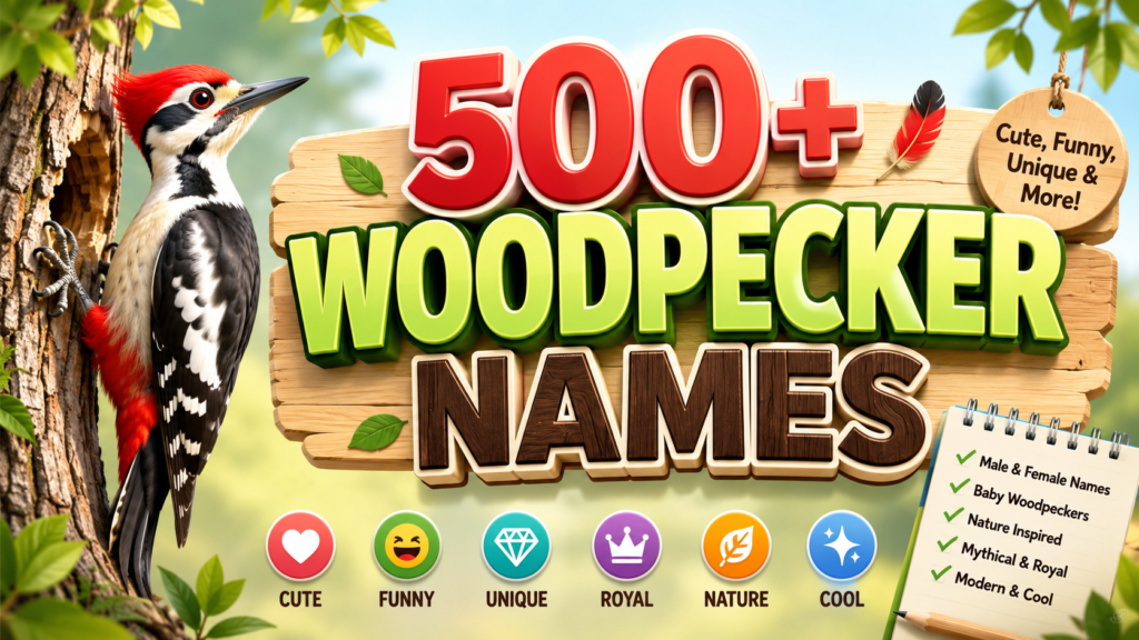 woodpecker names