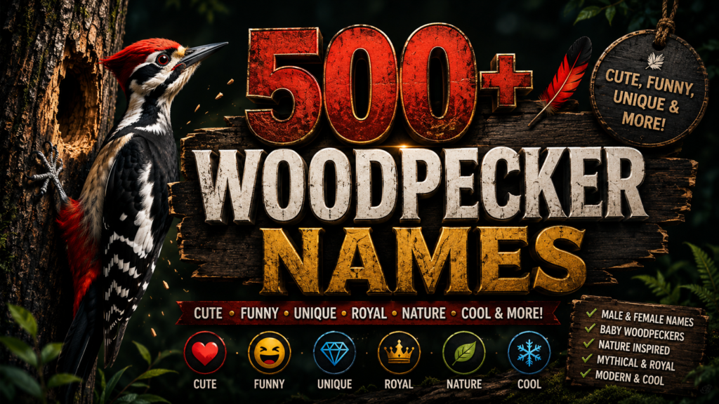 WOODPECKER NAMES
