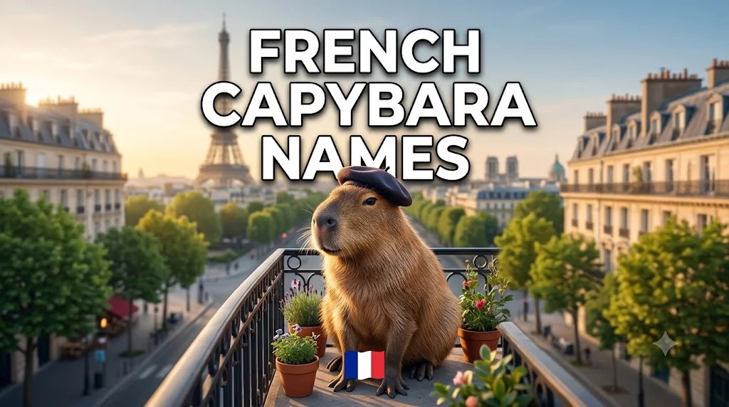 French Capybara Names