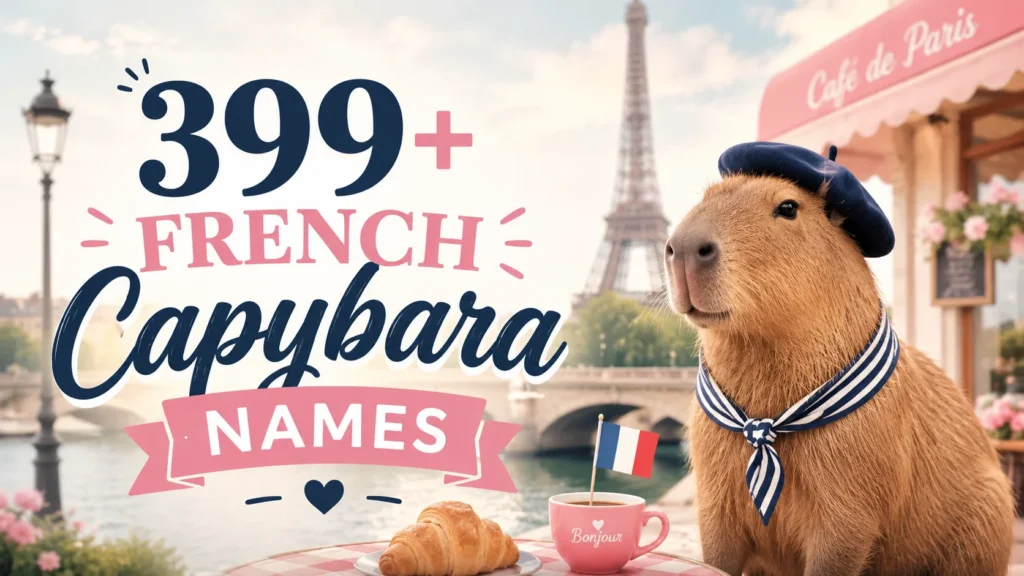 French Capybara Names