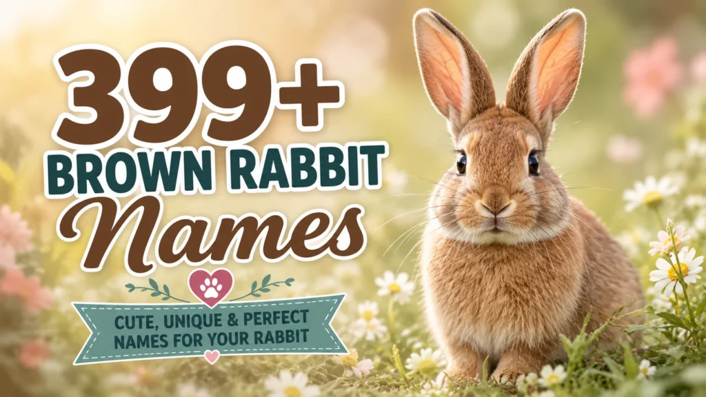 Brown Rabbit Names
