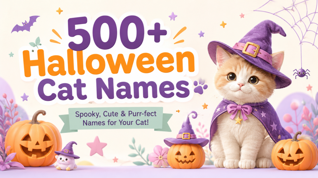 Halloween cat names