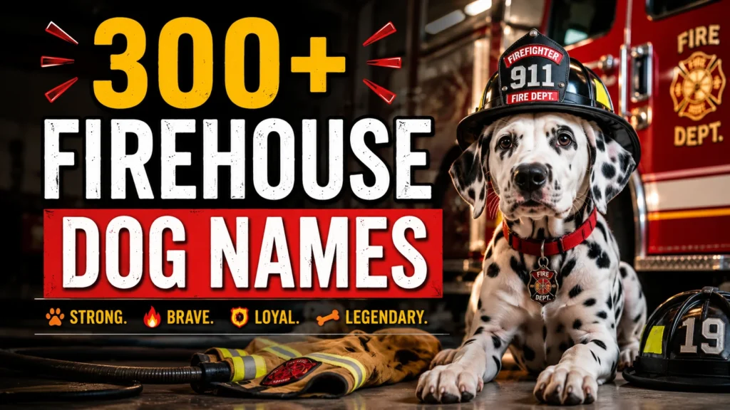 firehouse dog names