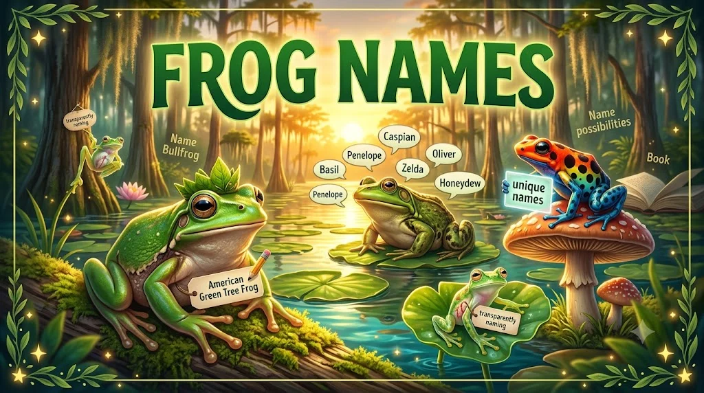 frog names