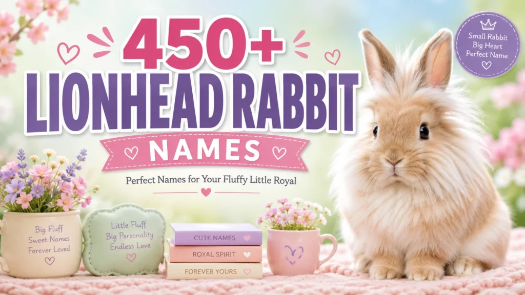 Lionhead Rabbit Names