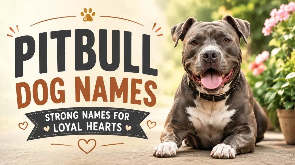 Pitbull Dog Names