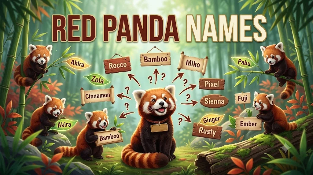 red panda names