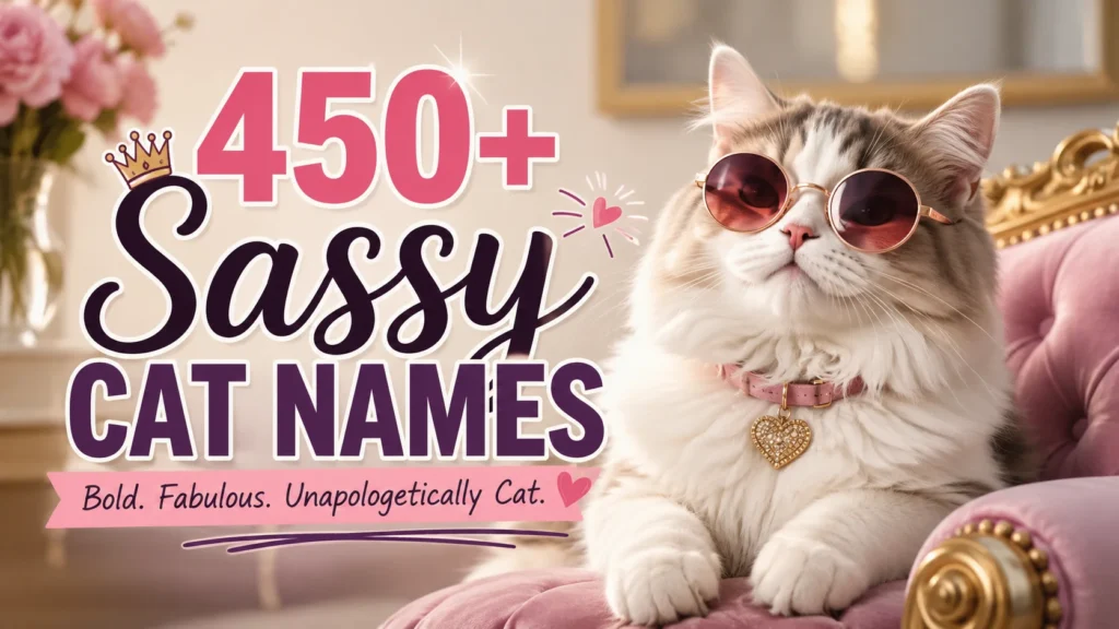Sassy Cat Names