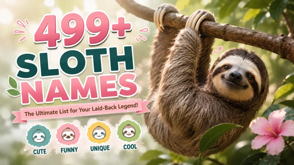 sloth names