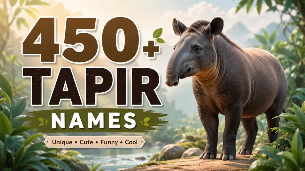 Tapir Names
