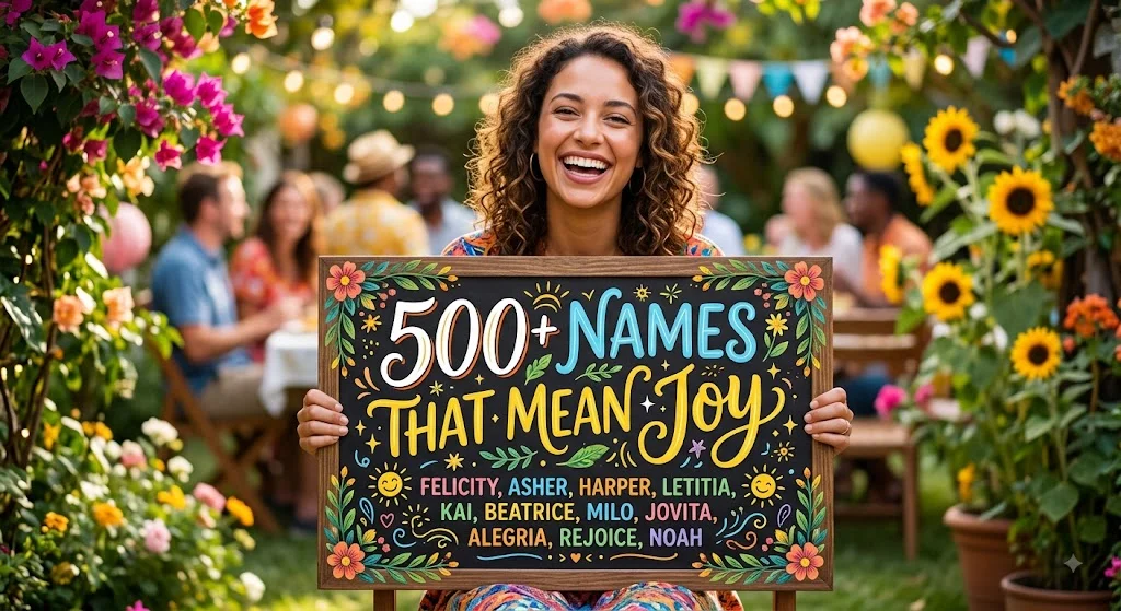 Girl Names That Mean Joy
