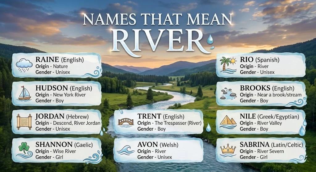 names that mean river