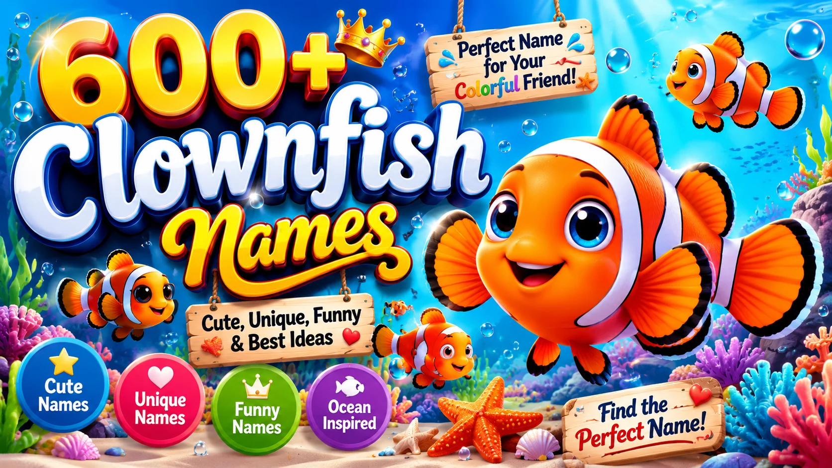 clownfish names
