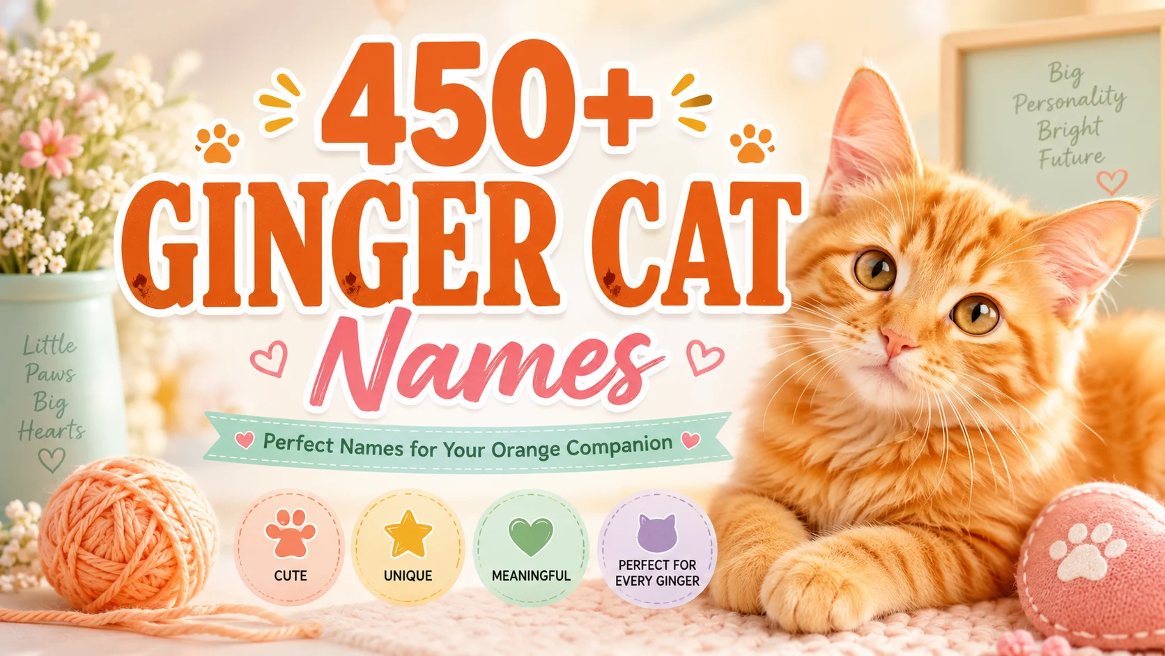 Ginger Cat Names