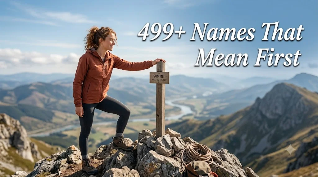 names That Mean First
