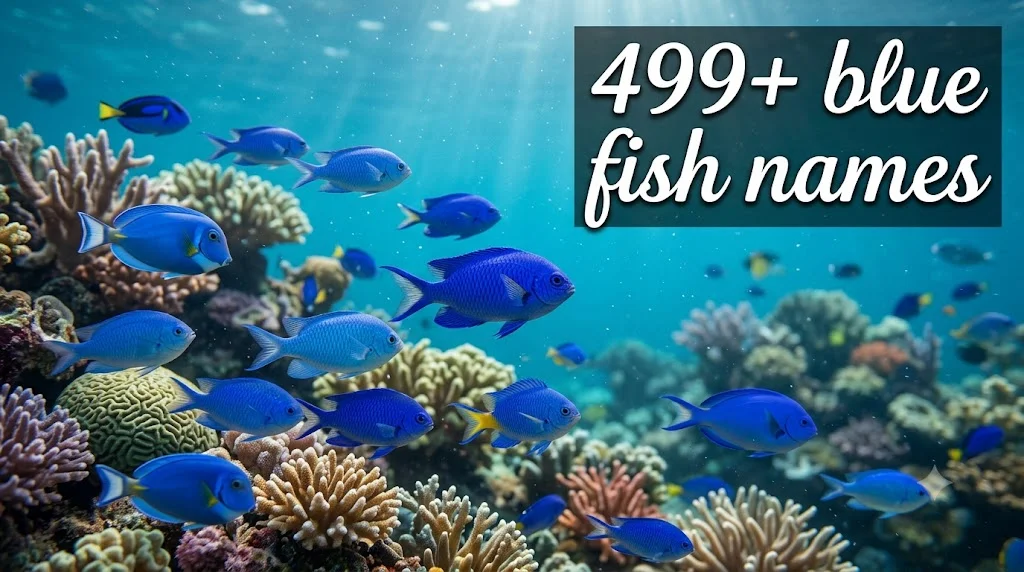 blue fish names