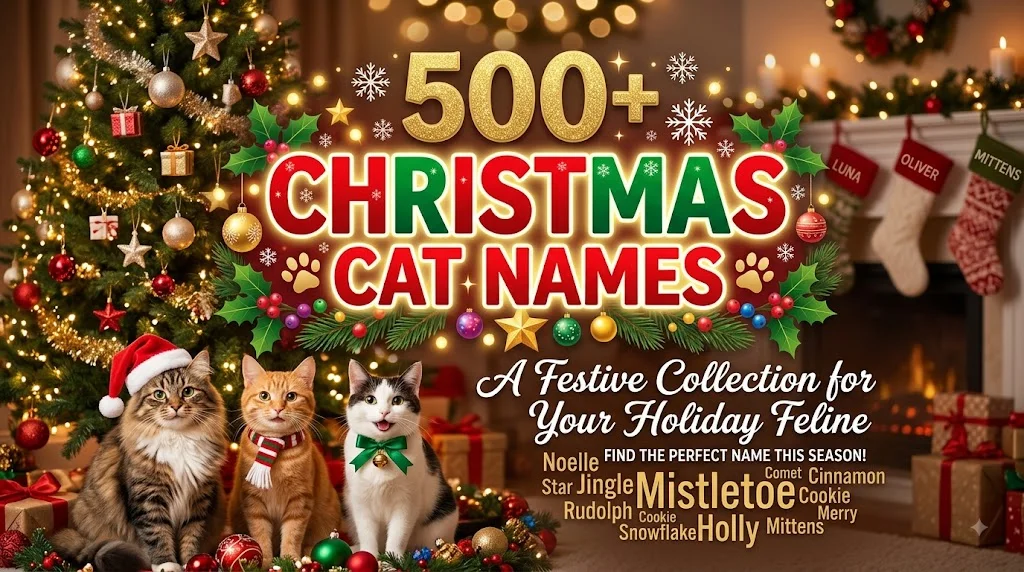 Christmas Cat Names