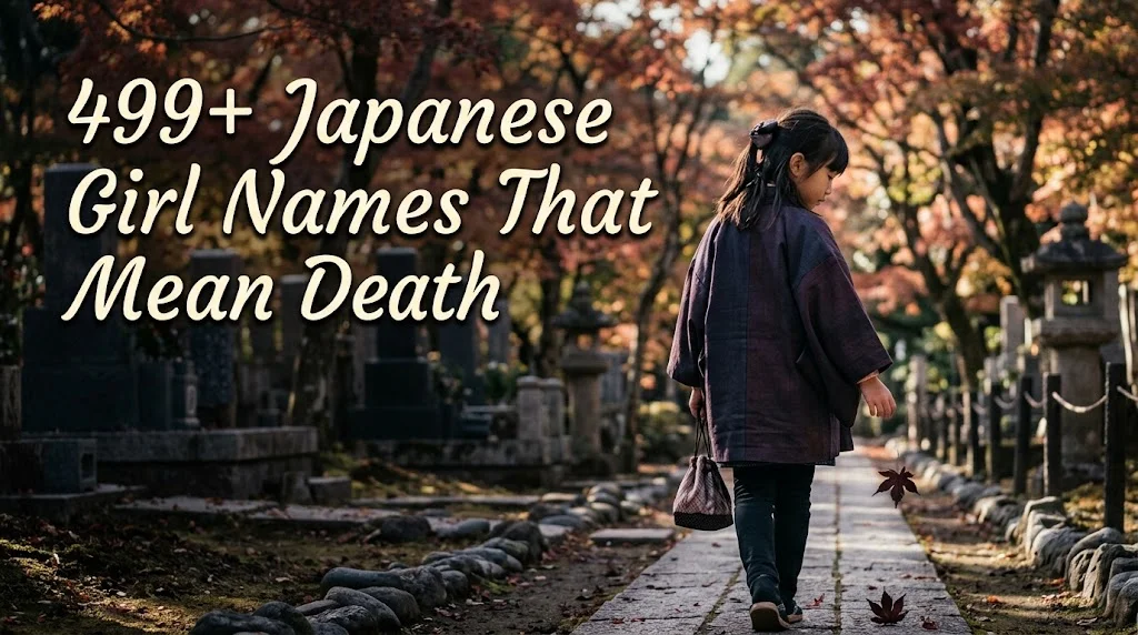 Japanese Girl Names That Mean Death