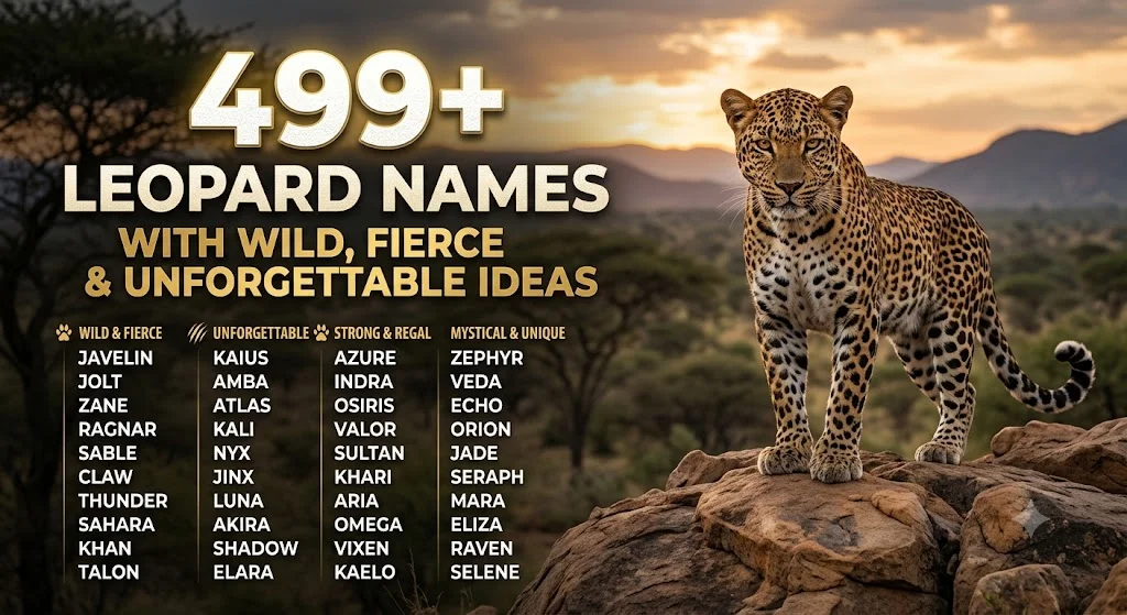 leopard names