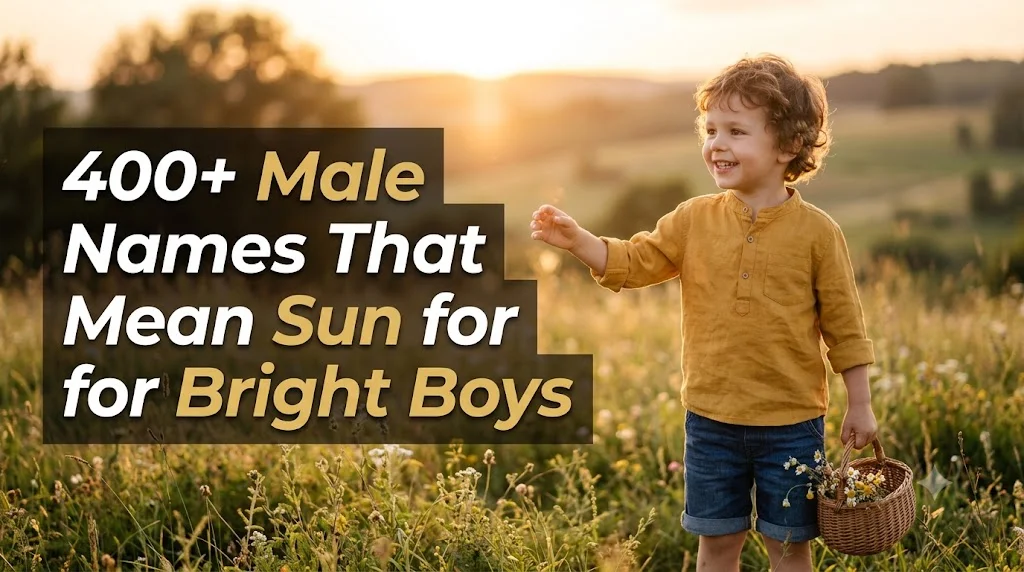 Male Names That Mean Sun