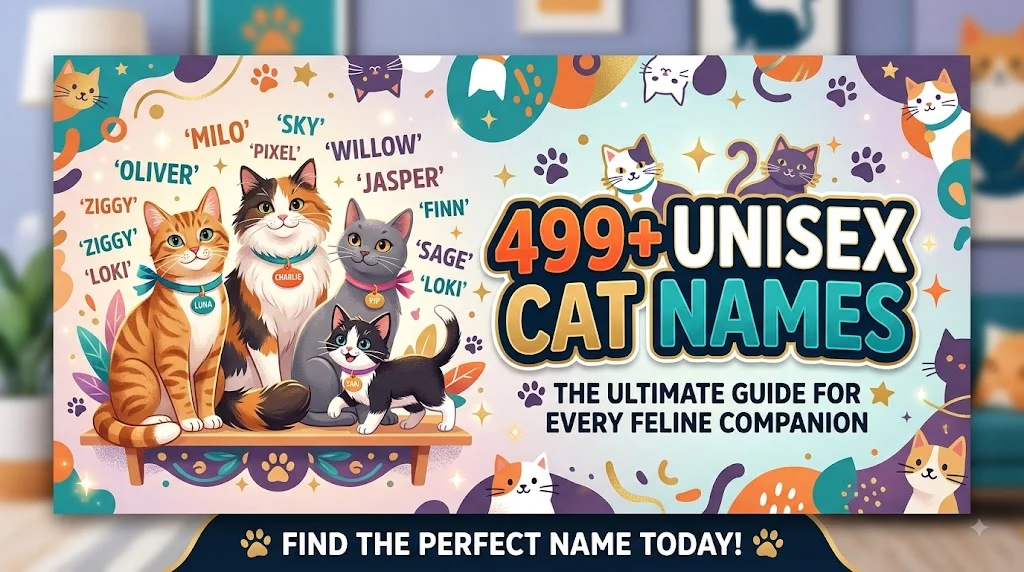 unisex cat names